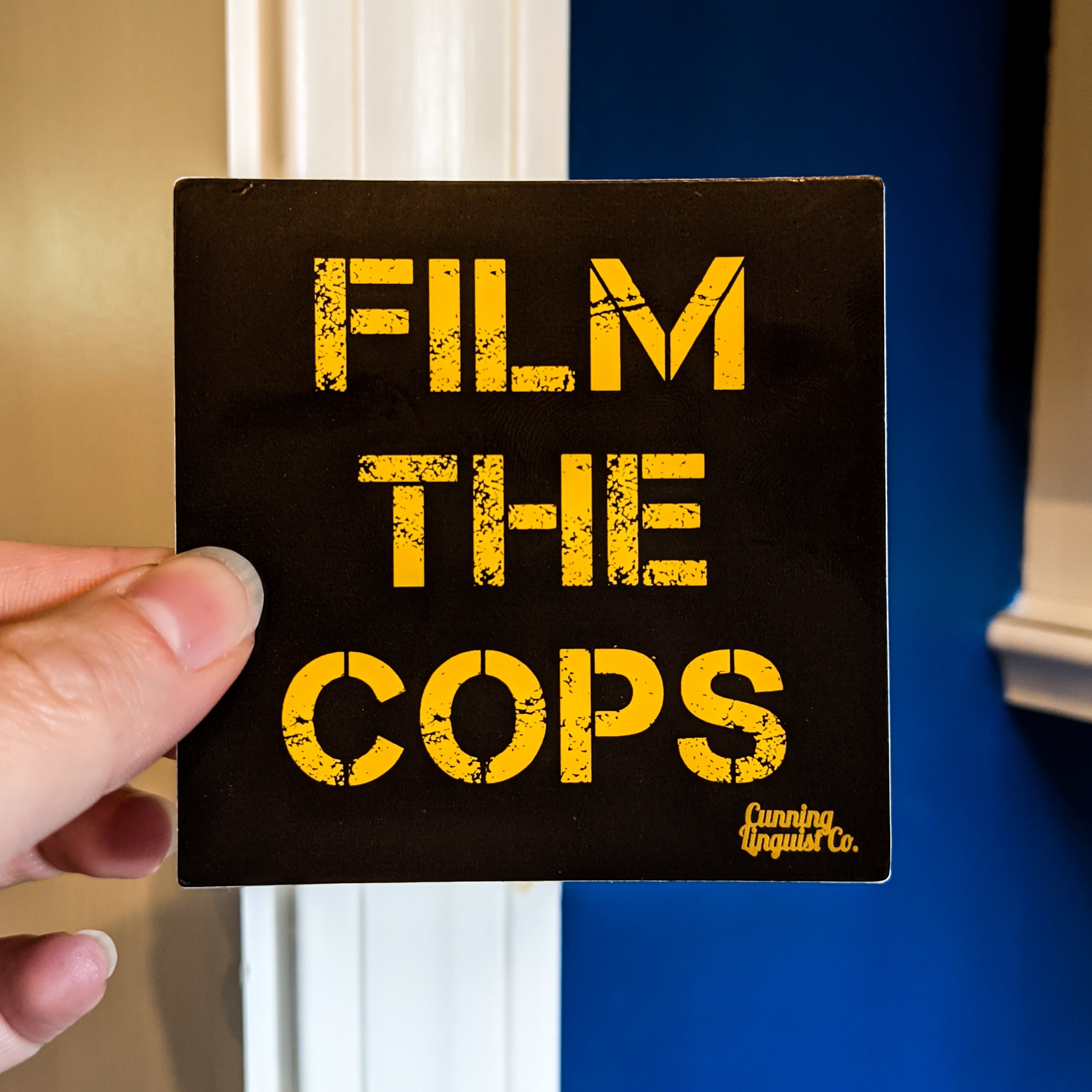 Film the Cops sticker