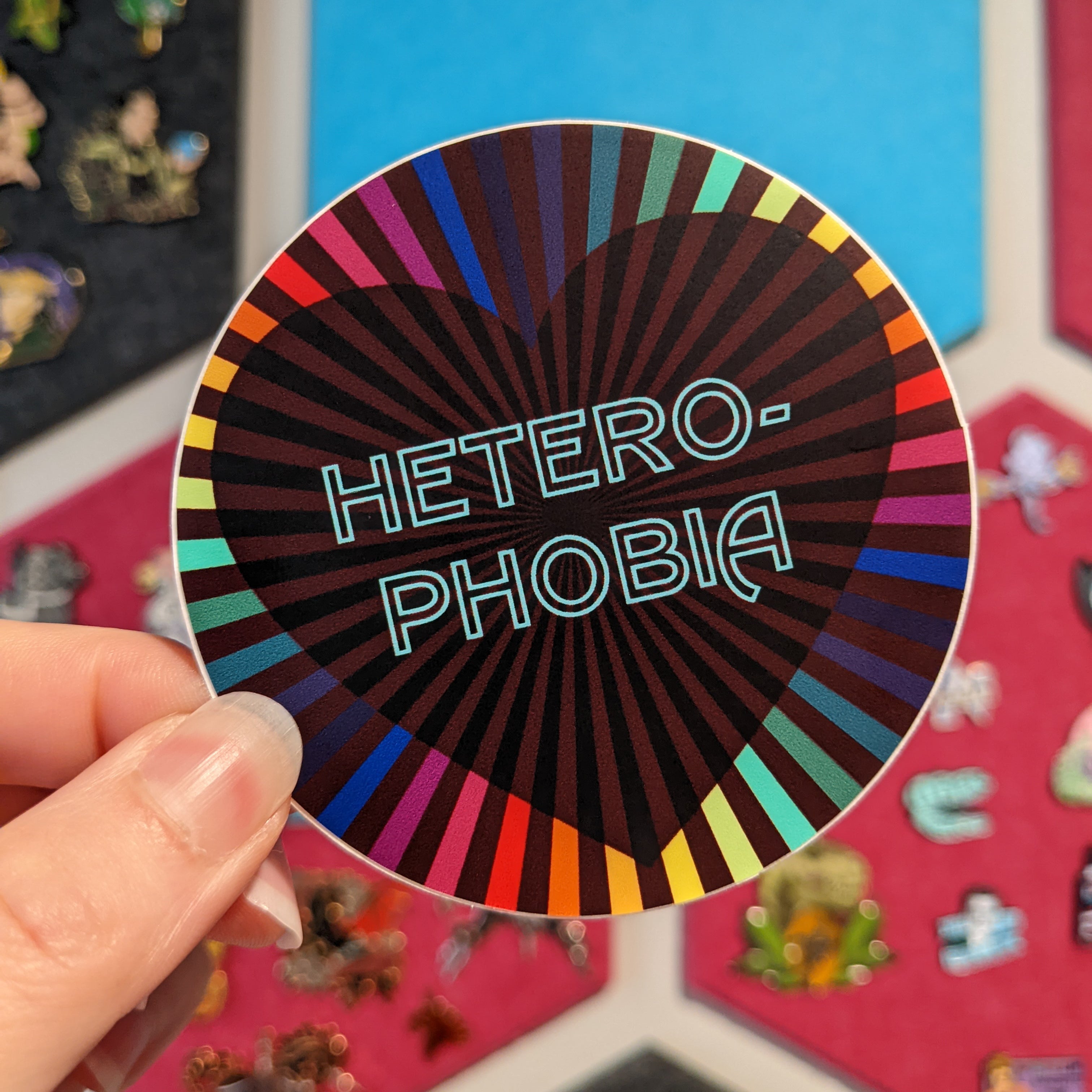 Heterophobia sticker