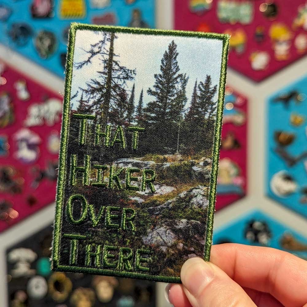 THOT iron-on patch (forest green version)