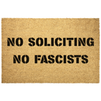 No_Soliciting_No_Fascists_coir_doormat_Outdoor_Mat_Main_Mockup.png