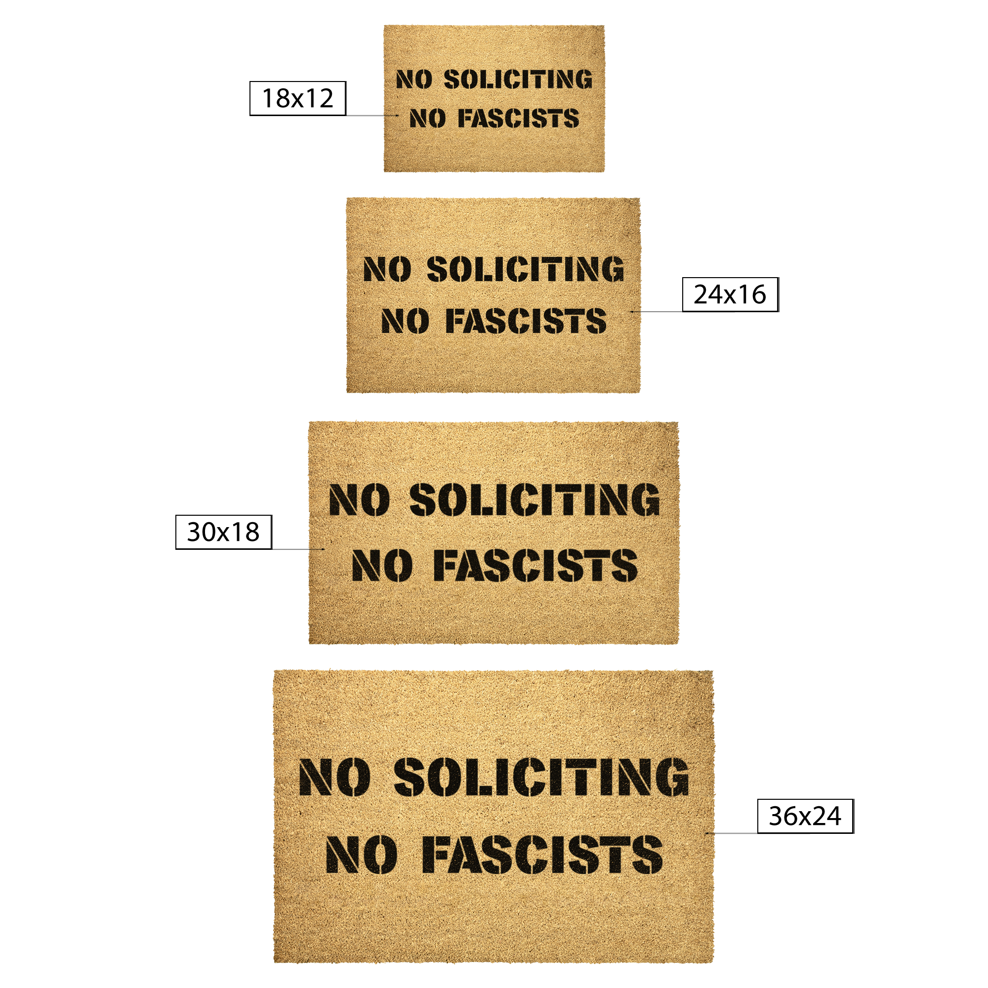 No_Soliciting_No_Fascists_coir_doormat_Outdoor_Mat_Size_Options_Mockup.png