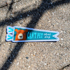 Can't Pet That Dog iron-on patch
