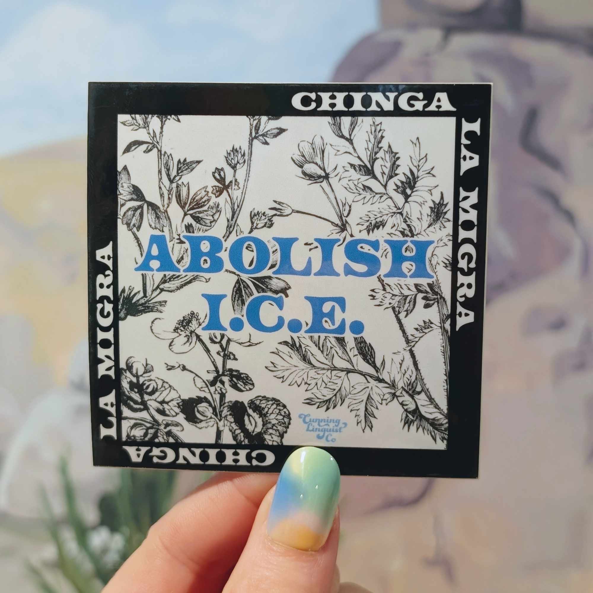 Abolish I.C.E. sticker