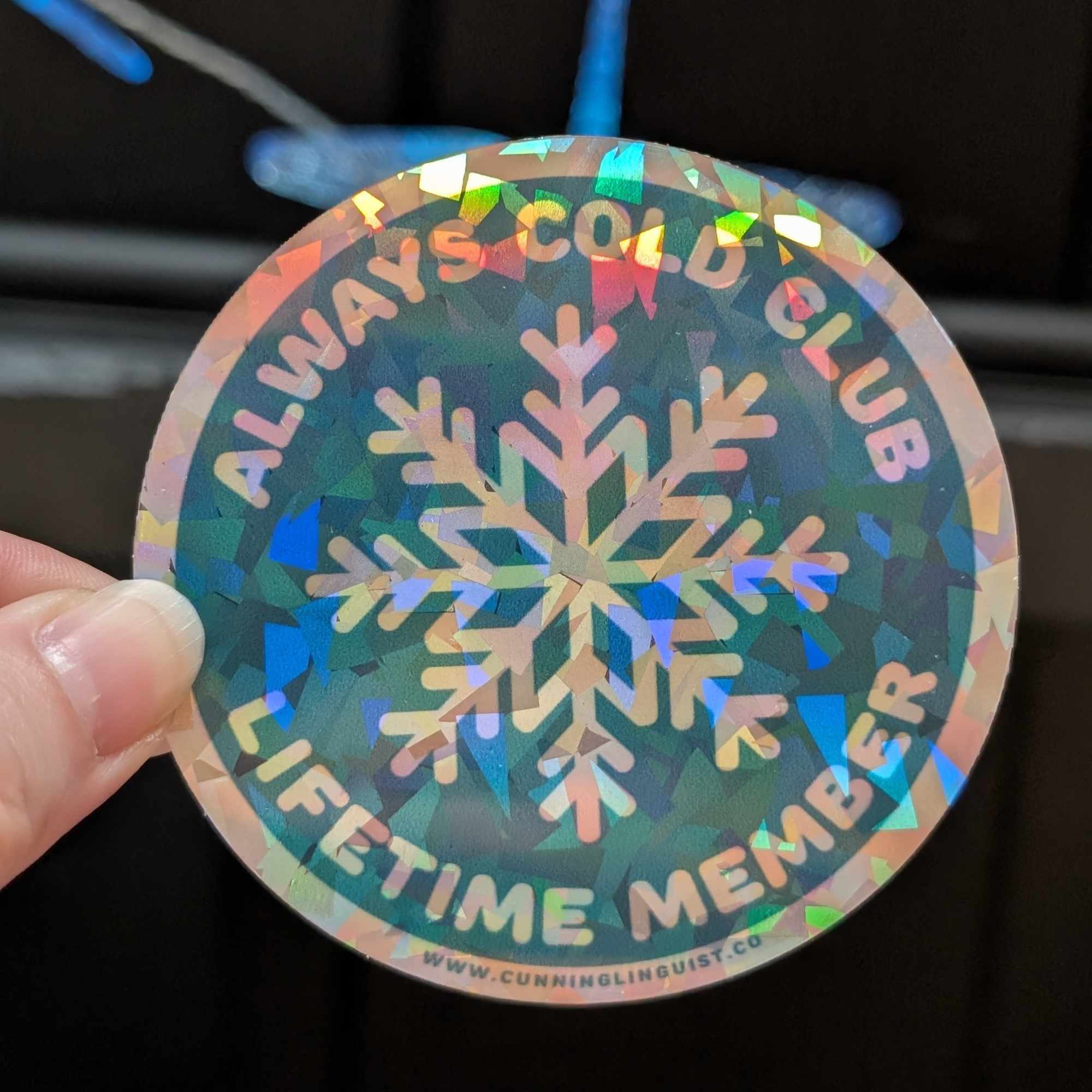 Always Cold Club sticker