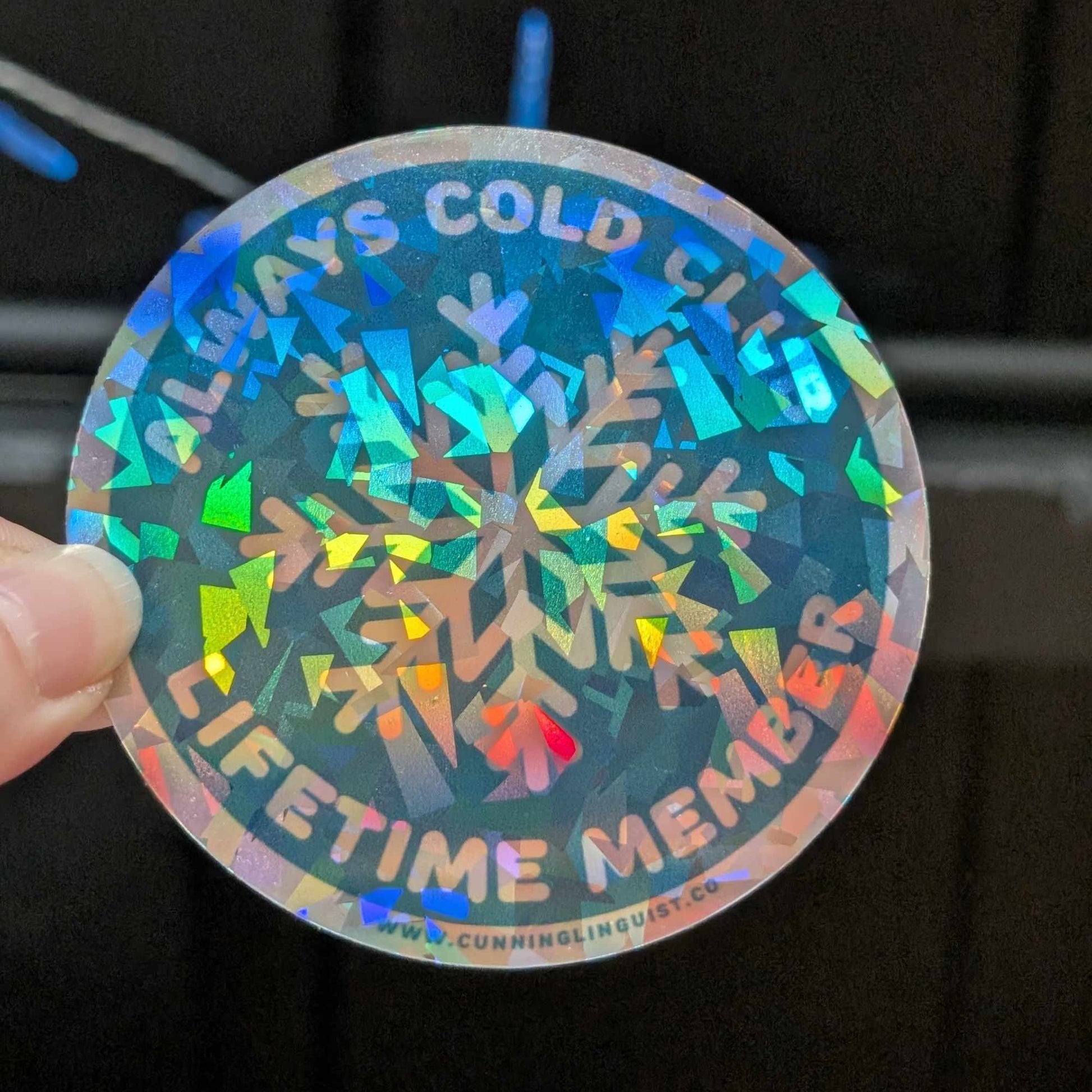 Always Cold Club sticker
