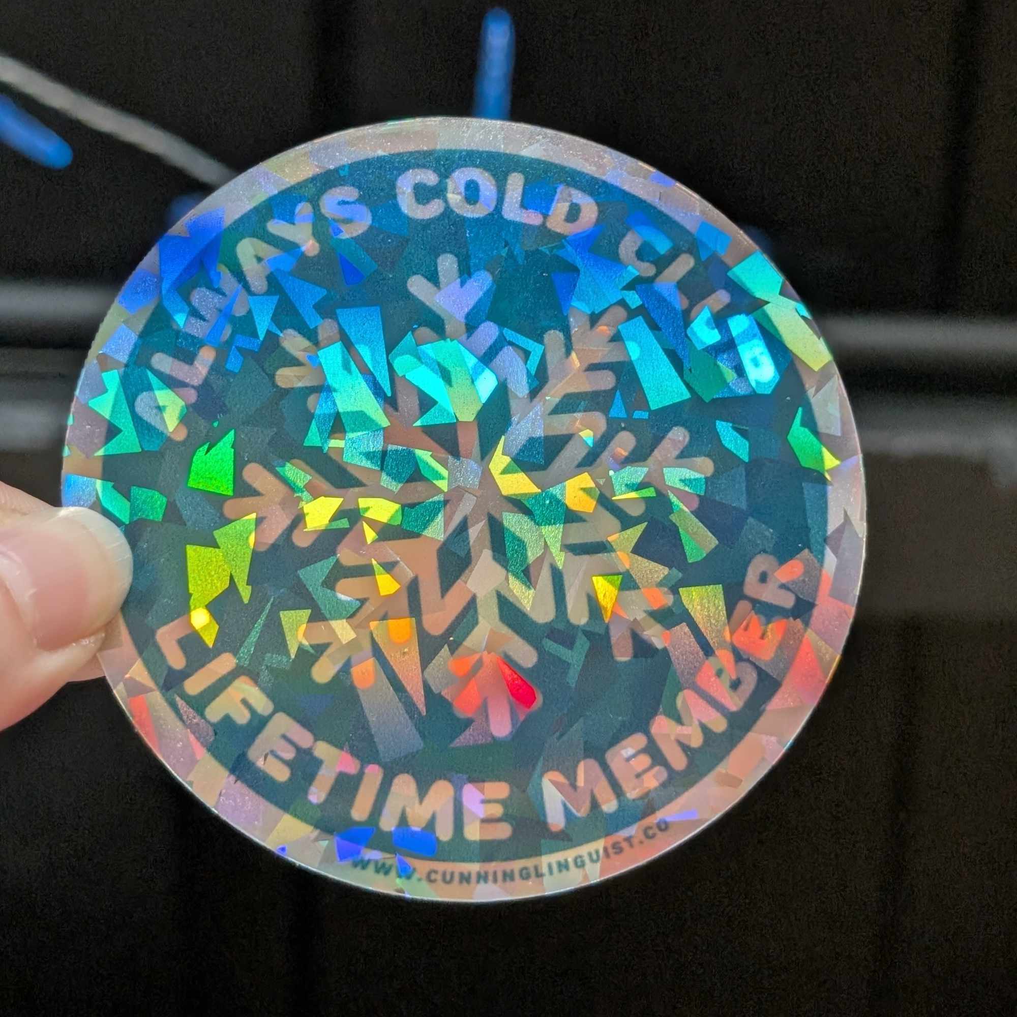 Always Cold Club sticker