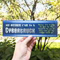 Cybertruck Ate My Finger bumper sticker
