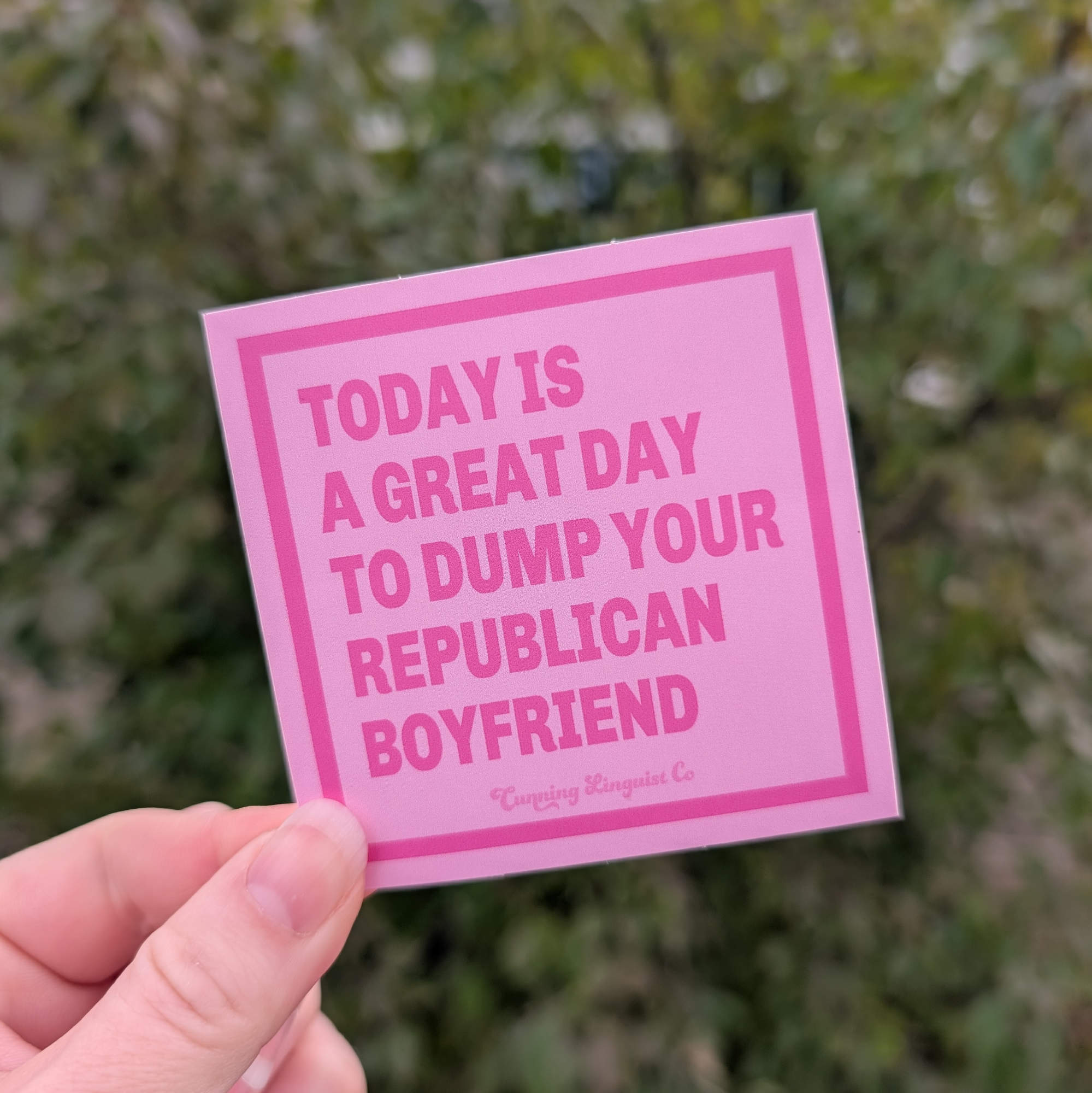 Dump Your Republican BF sticker