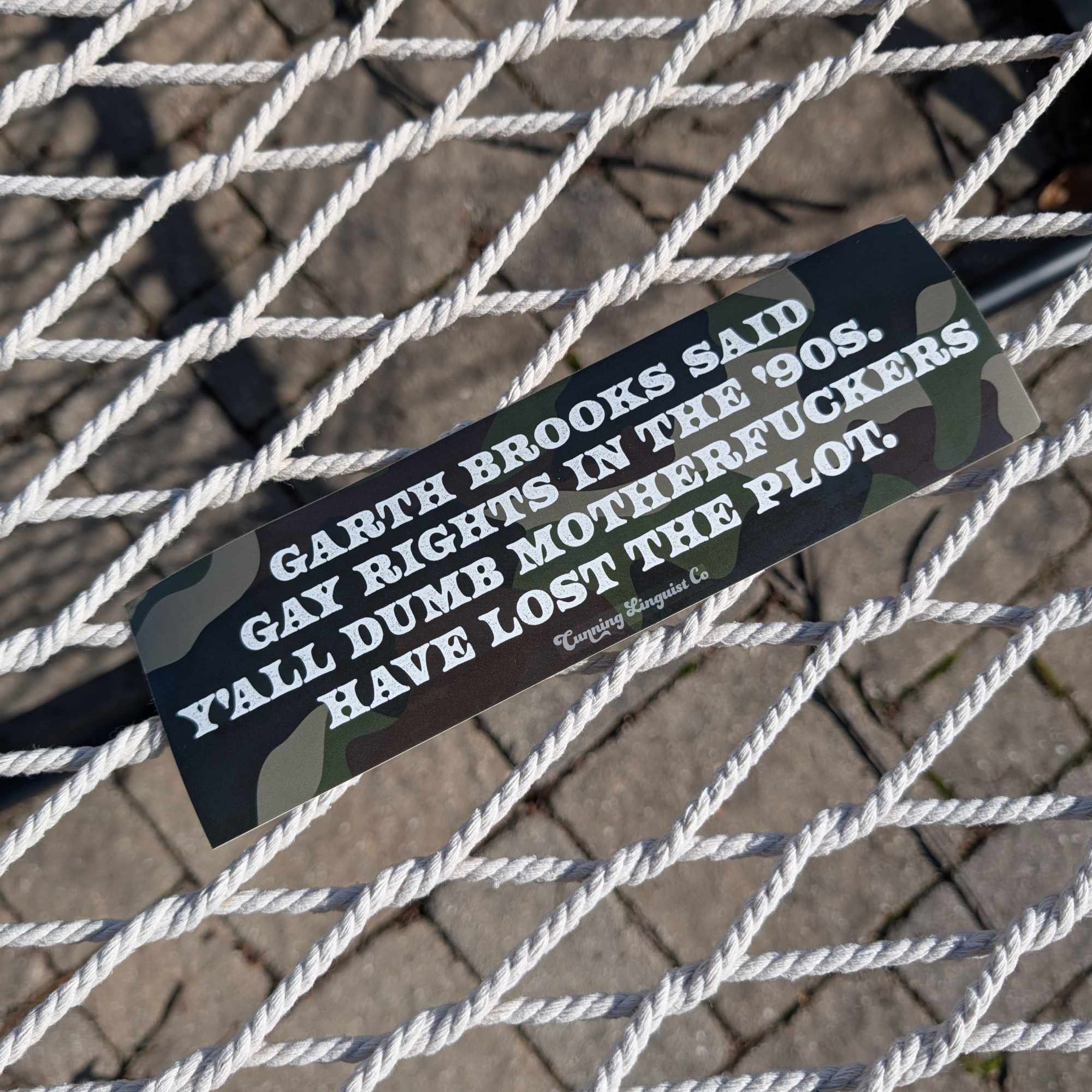 Garth Brooks Said Gay Rights bumper sticker