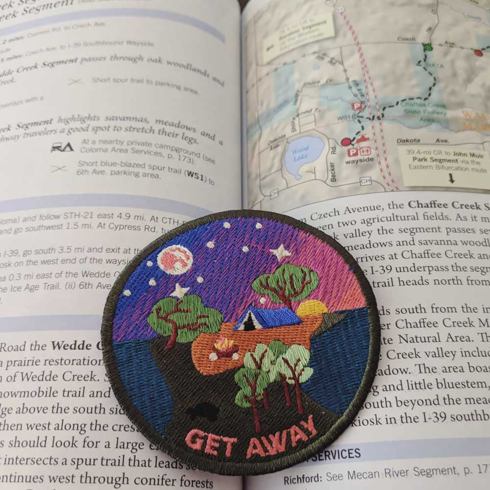 Get Away sew-on patch