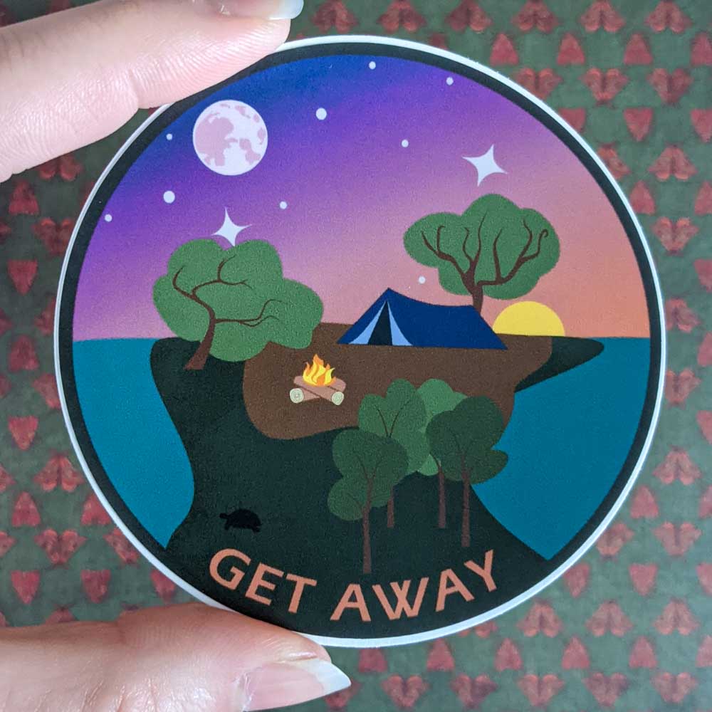 Get Away sticker