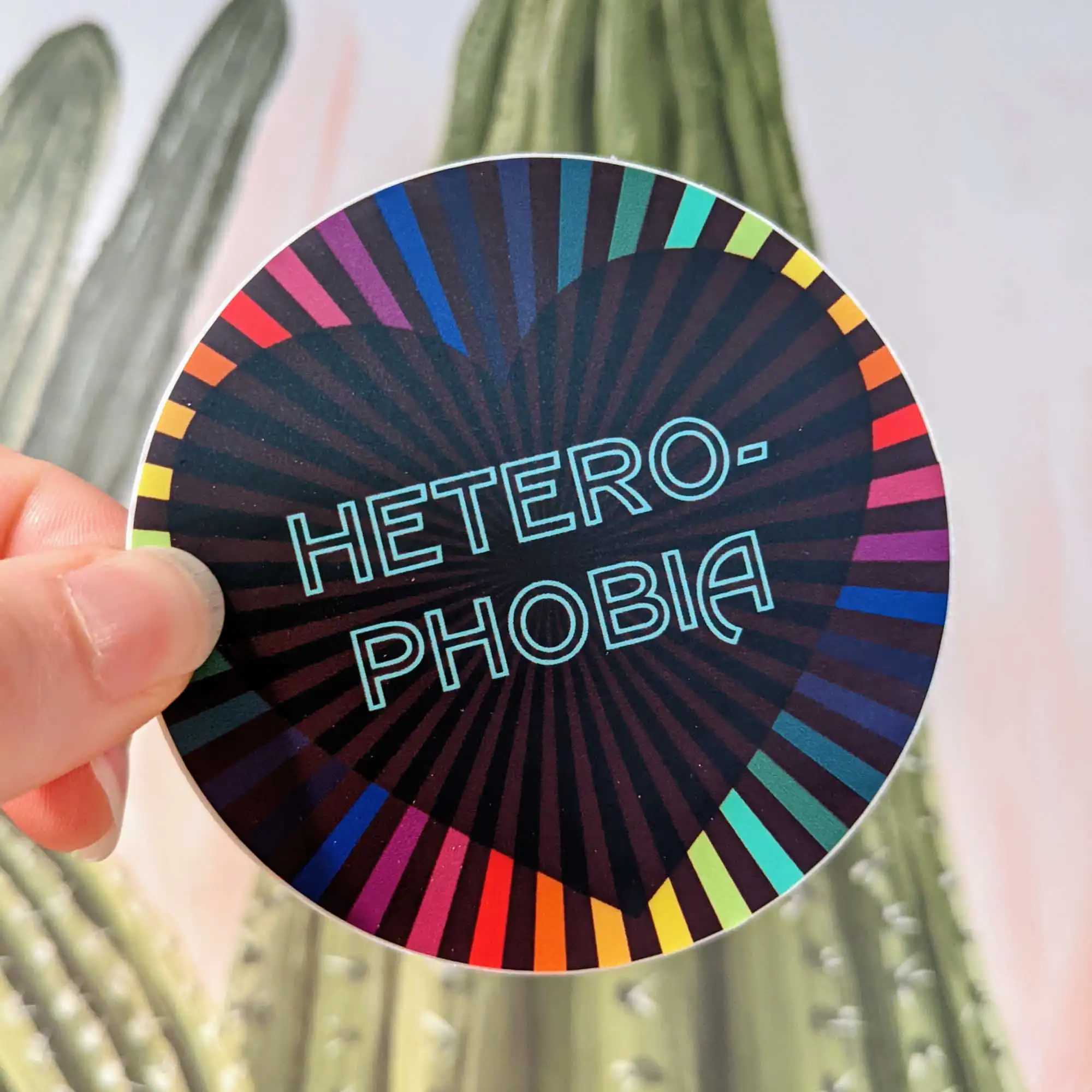 Heterophobia sticker
