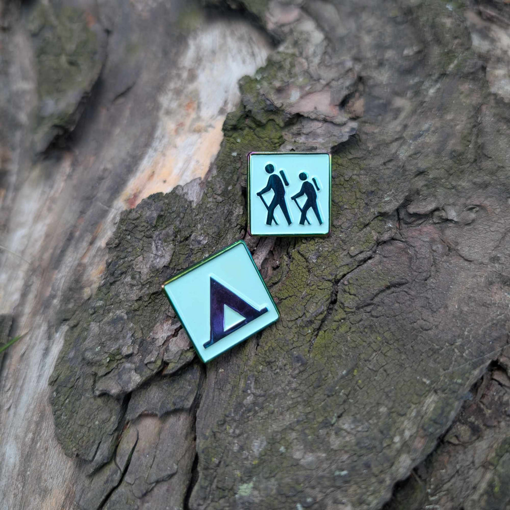 Let's Go Outside soft enamel pin set (adventure colorway)