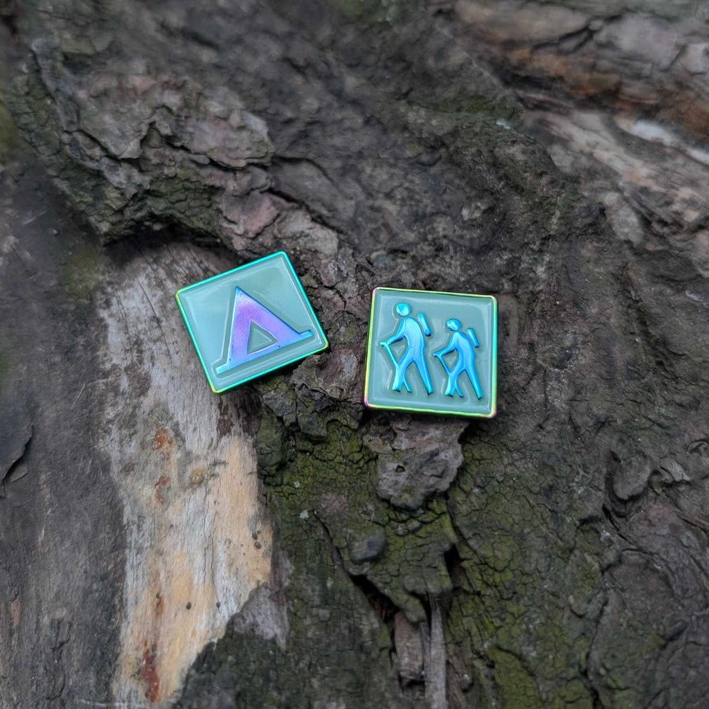 Let's Go Outside soft enamel pin set (adventure colorway)