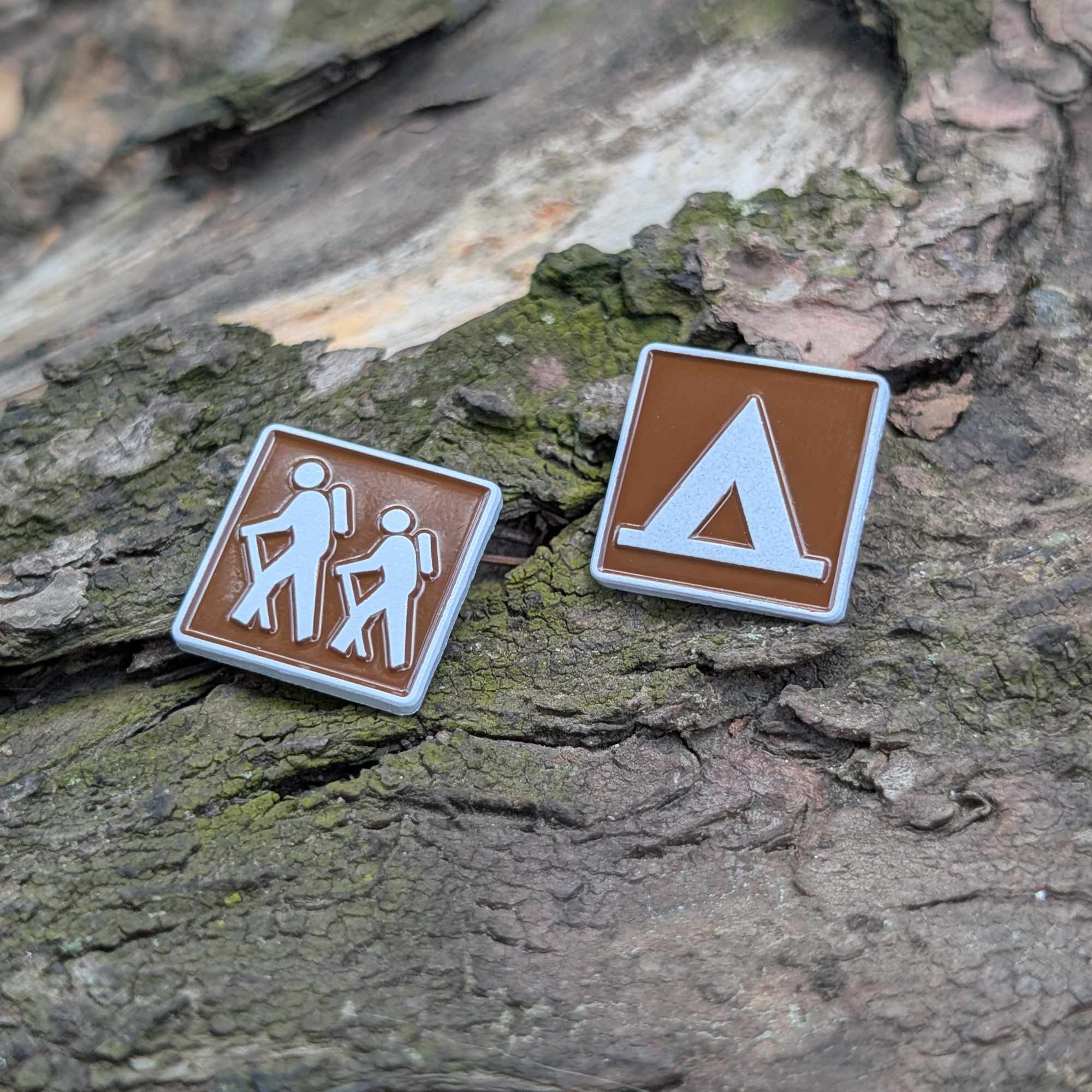 Let's Go Outside soft enamel pin set (classic colorway)