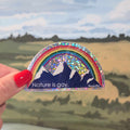 Nature is Gay sticker