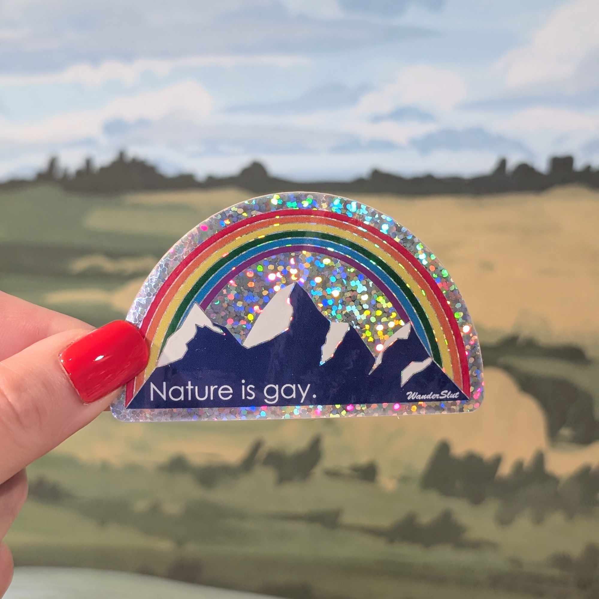 Nature is Gay sticker