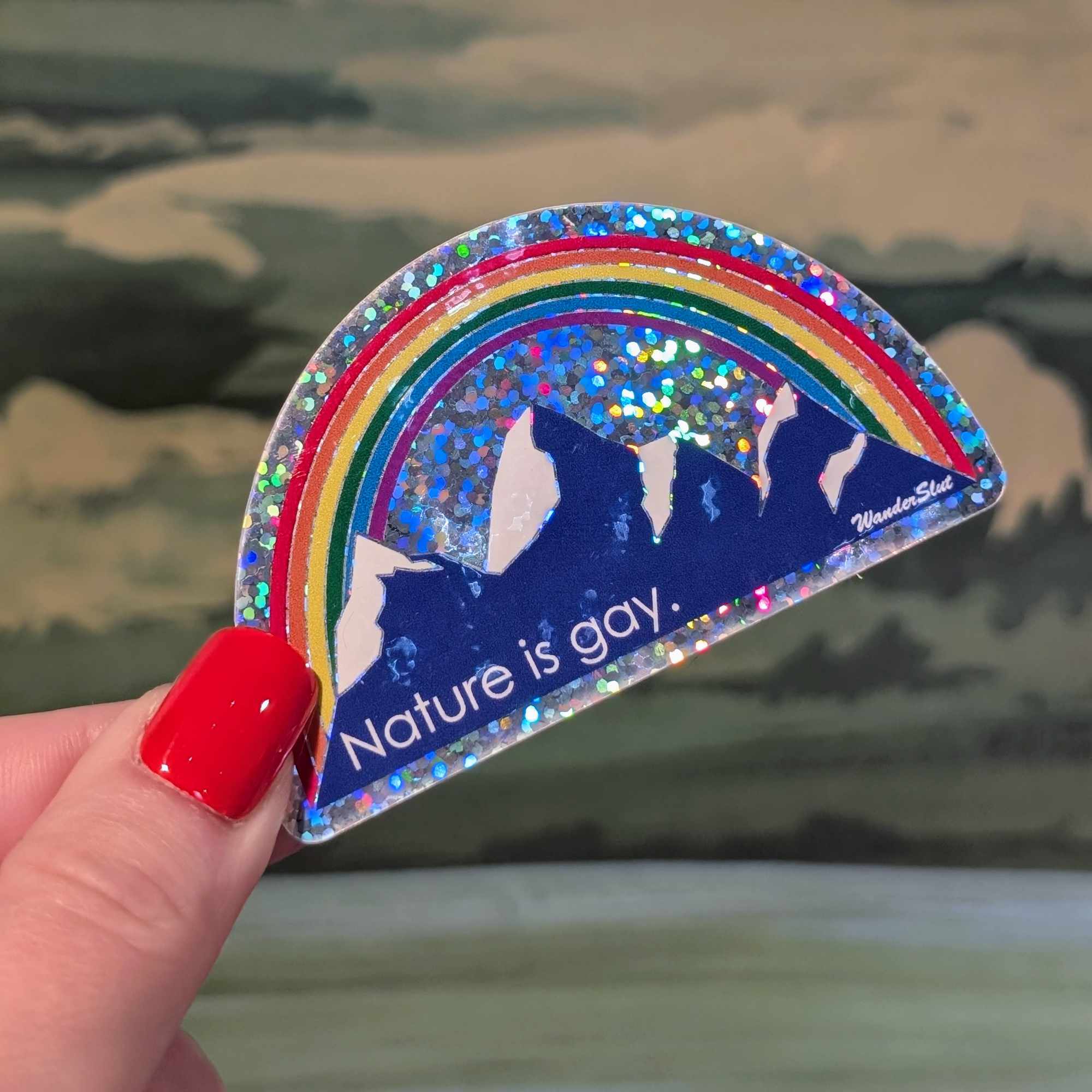 Nature is Gay sticker