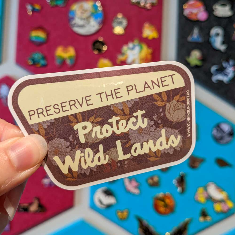 Protect Wild Lands sticker