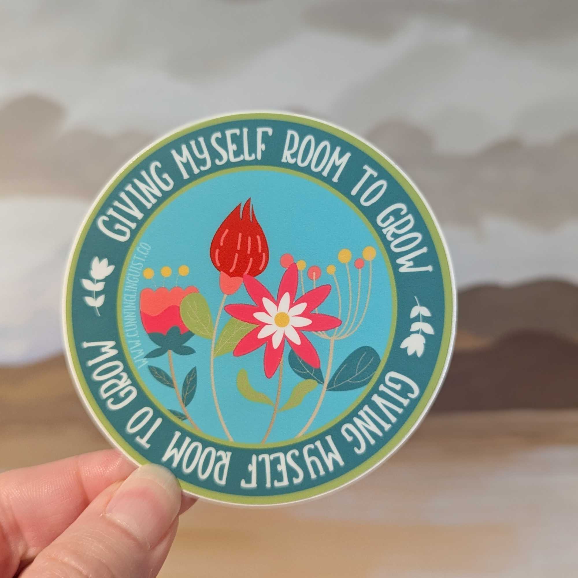 Room to Grow sticker
