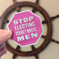 Stop Electing Cishet White Men iron-on patch