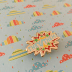 They/Them pronouns hard enamel pin