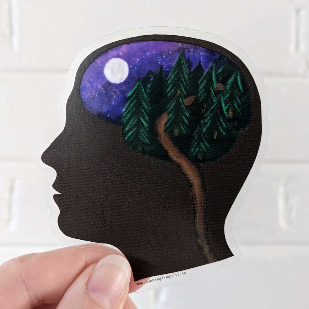 Trees On My Mind sticker