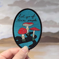 Let Go of Toxic People iron-on patch