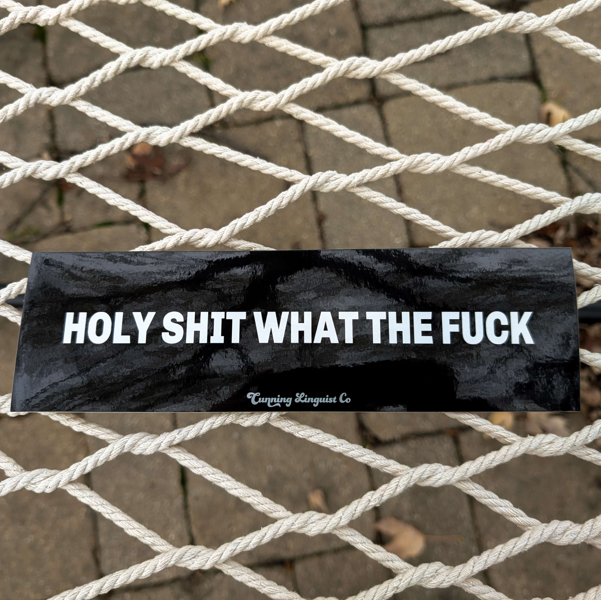 WTF bumper sticker