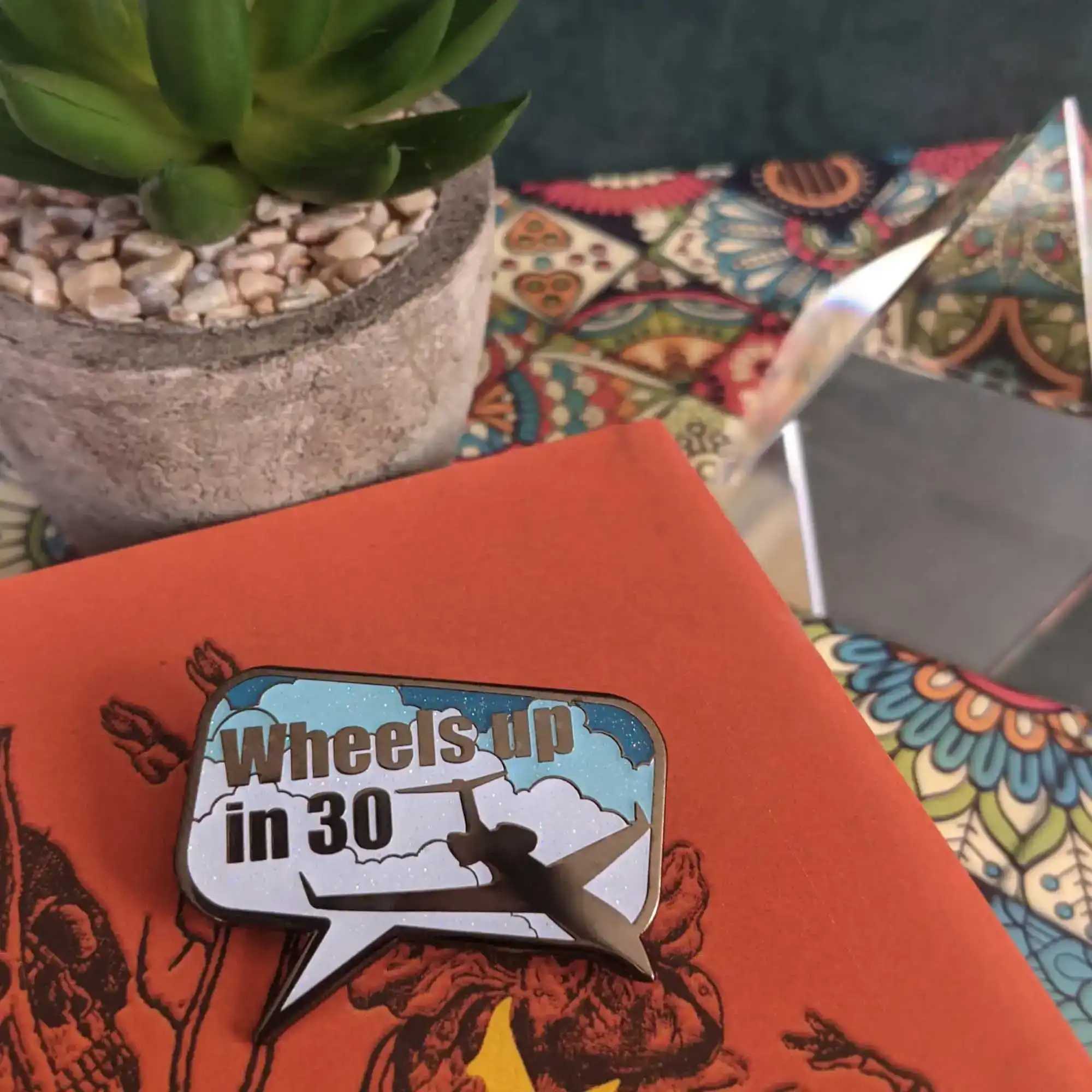 Wheels Up in 30 (blue skies version)