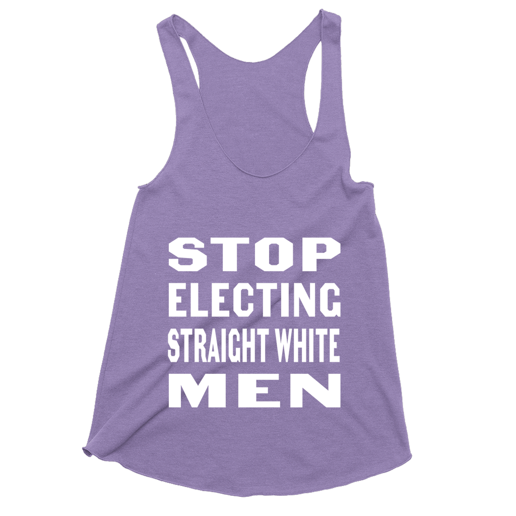 Stop Electing Men racerback tank