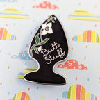 Butt Stuff hard enamel pin (black version)