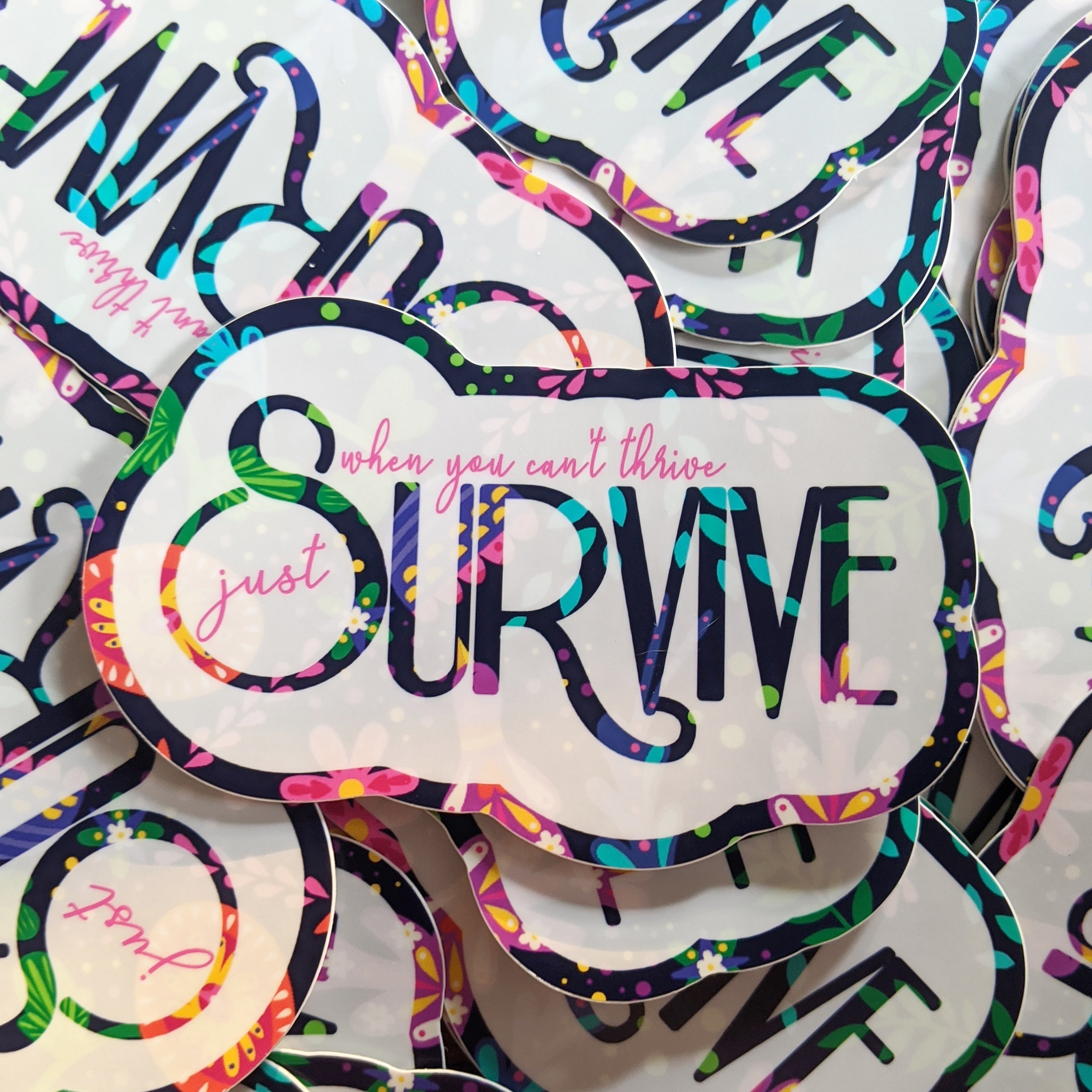 Just Survive sticker