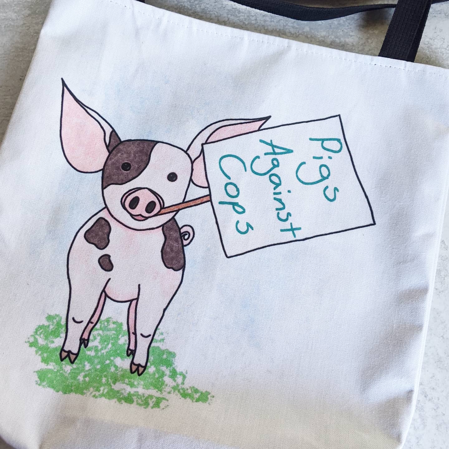 Pigs Against Cops tote bag-1