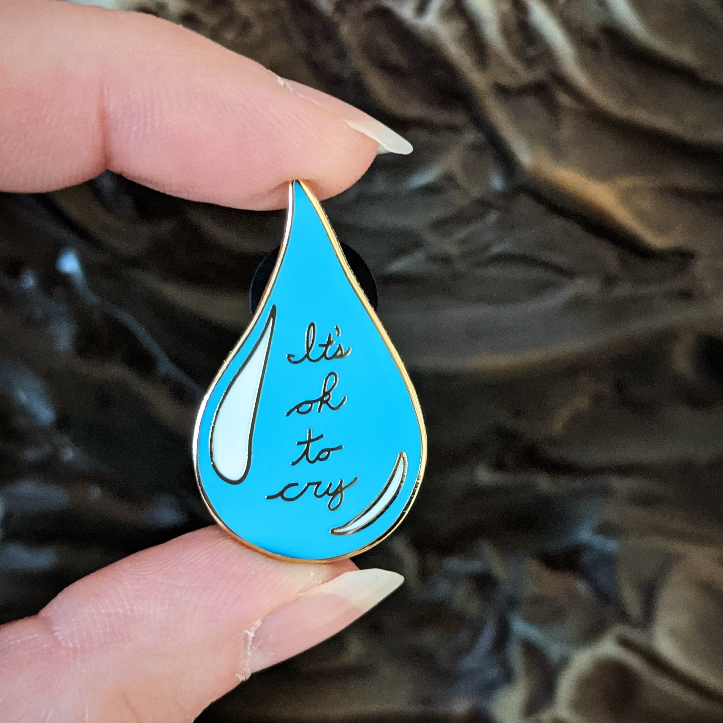 It's Ok To Cry (version 2.0) hard enamel pin