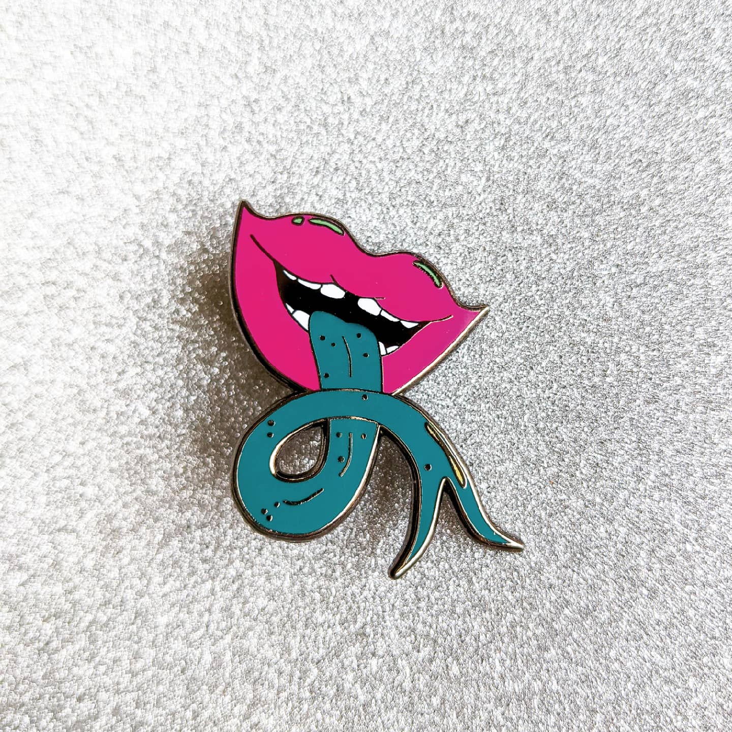 Cunning Linguist hard enamel pin (candy colorway)