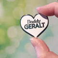 Daddy Geralt hard enamel pin