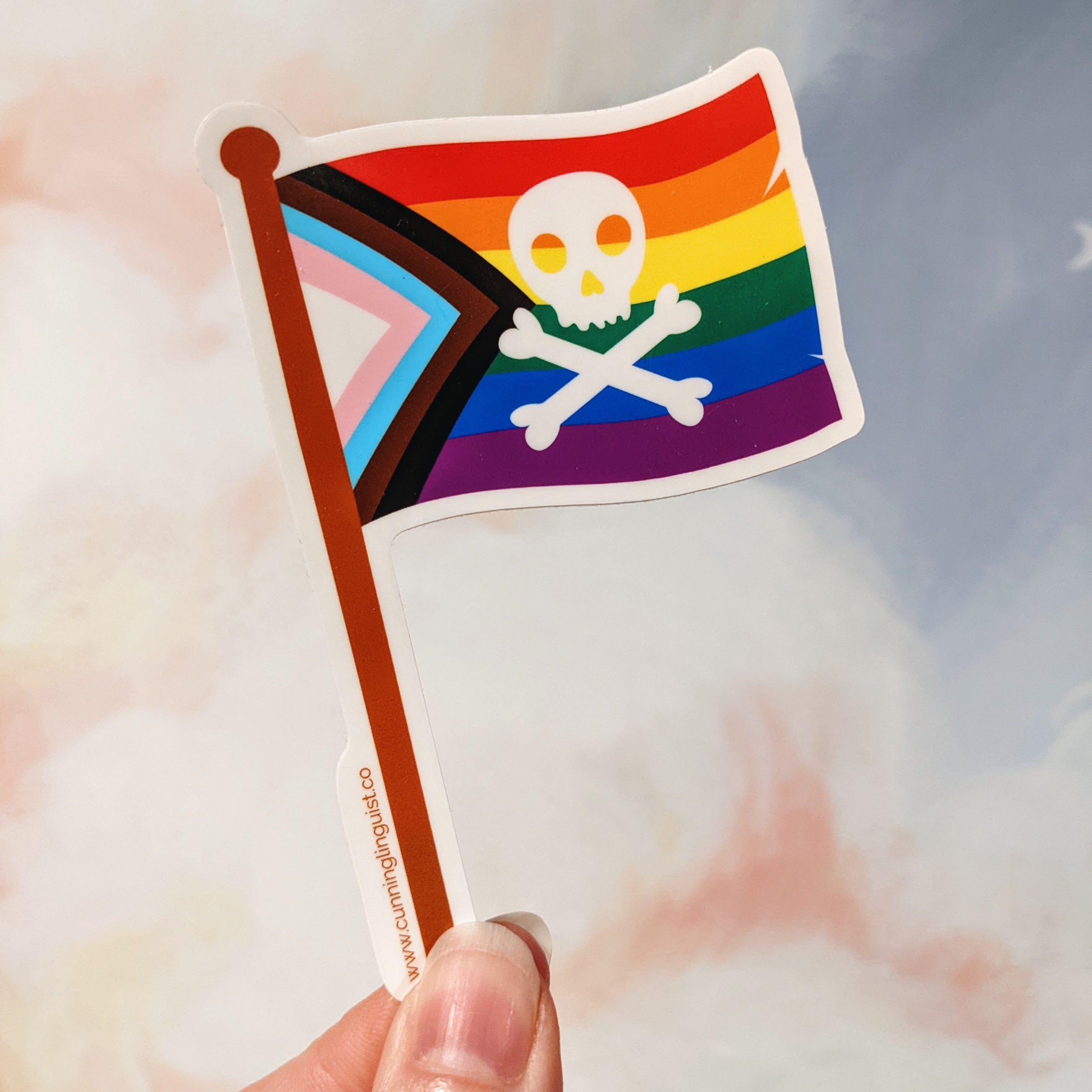 Our Flag Means Pride sticker