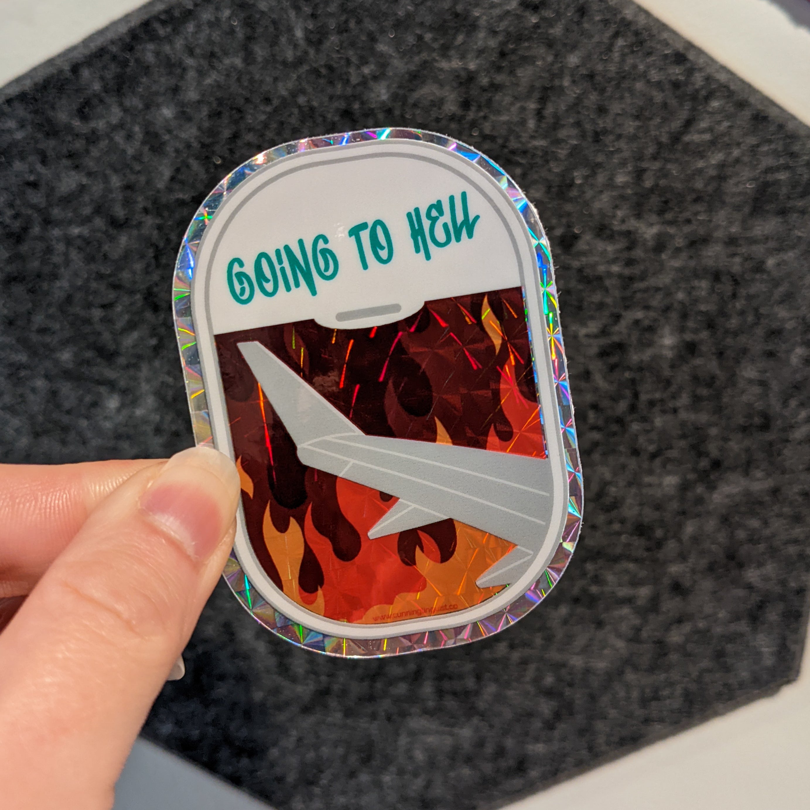 Going to Hell sticker