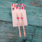 I Heart Abortion earrings