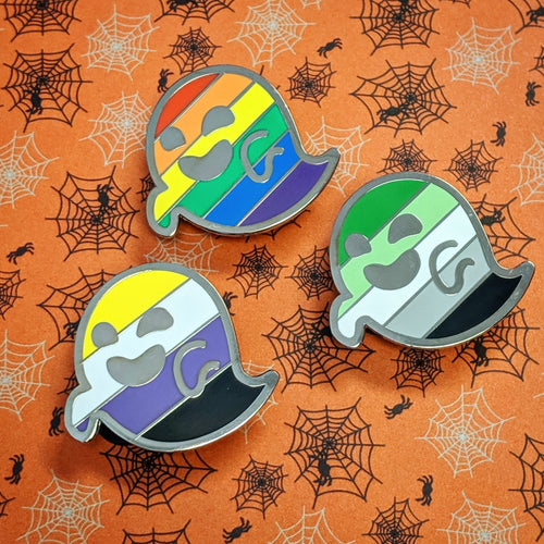 Gaysper (LGBTQIA+ pride) hard enamel pin