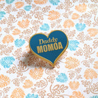 Daddy Momoa hard enamel pin