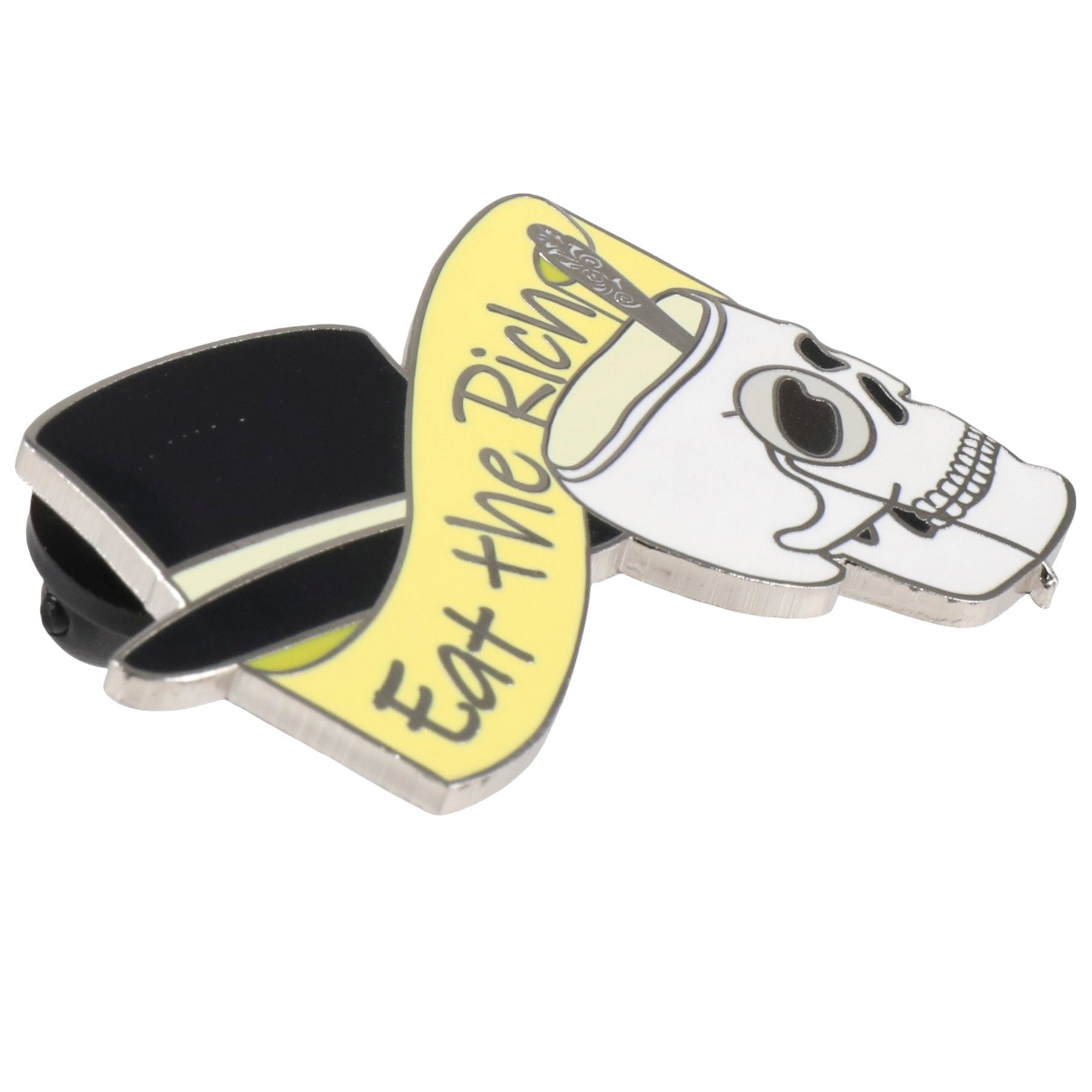 Eat the Capitalists hard enamel pin