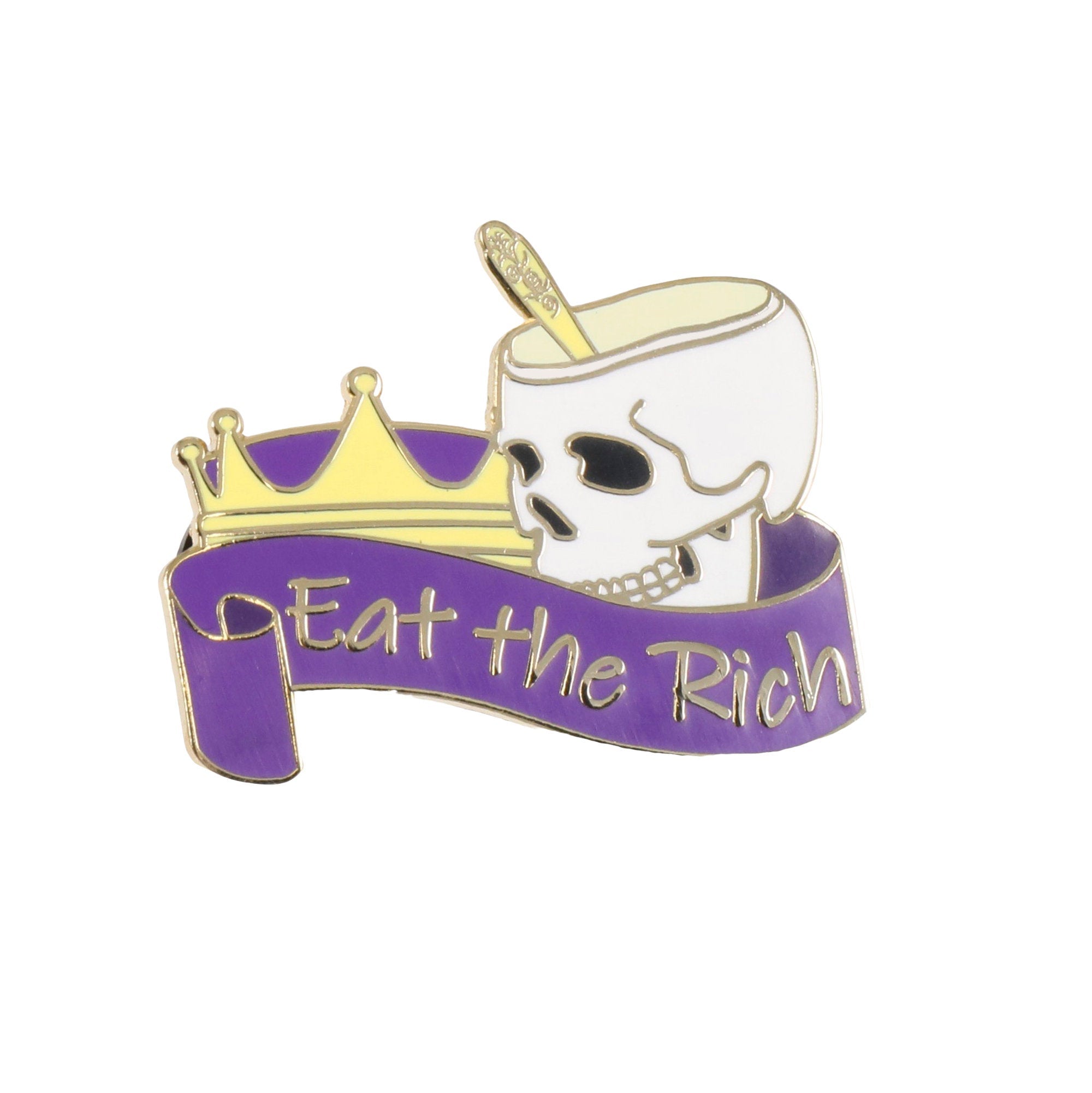 Eat the Kings hard enamel pin
