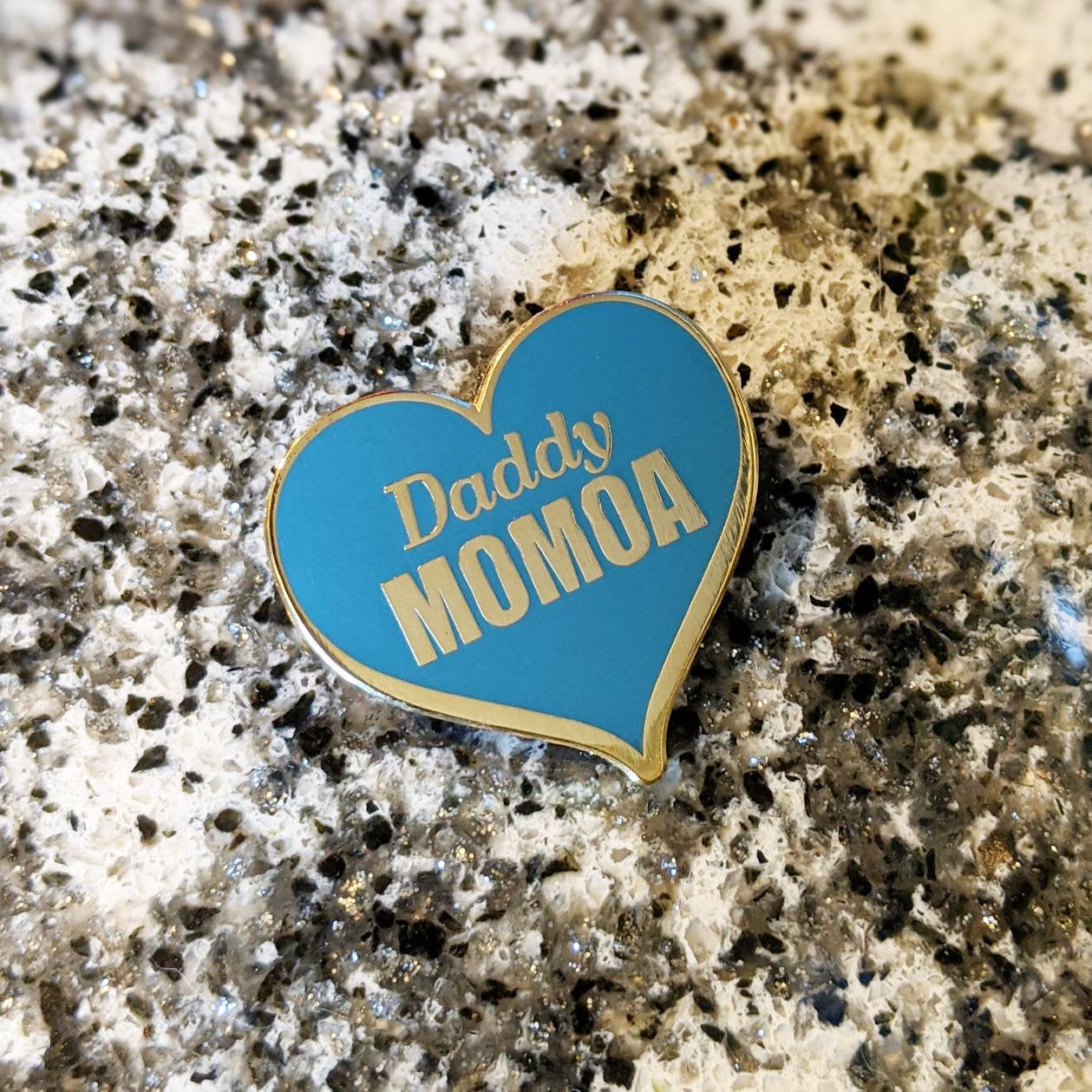 Daddy Momoa hard enamel pin