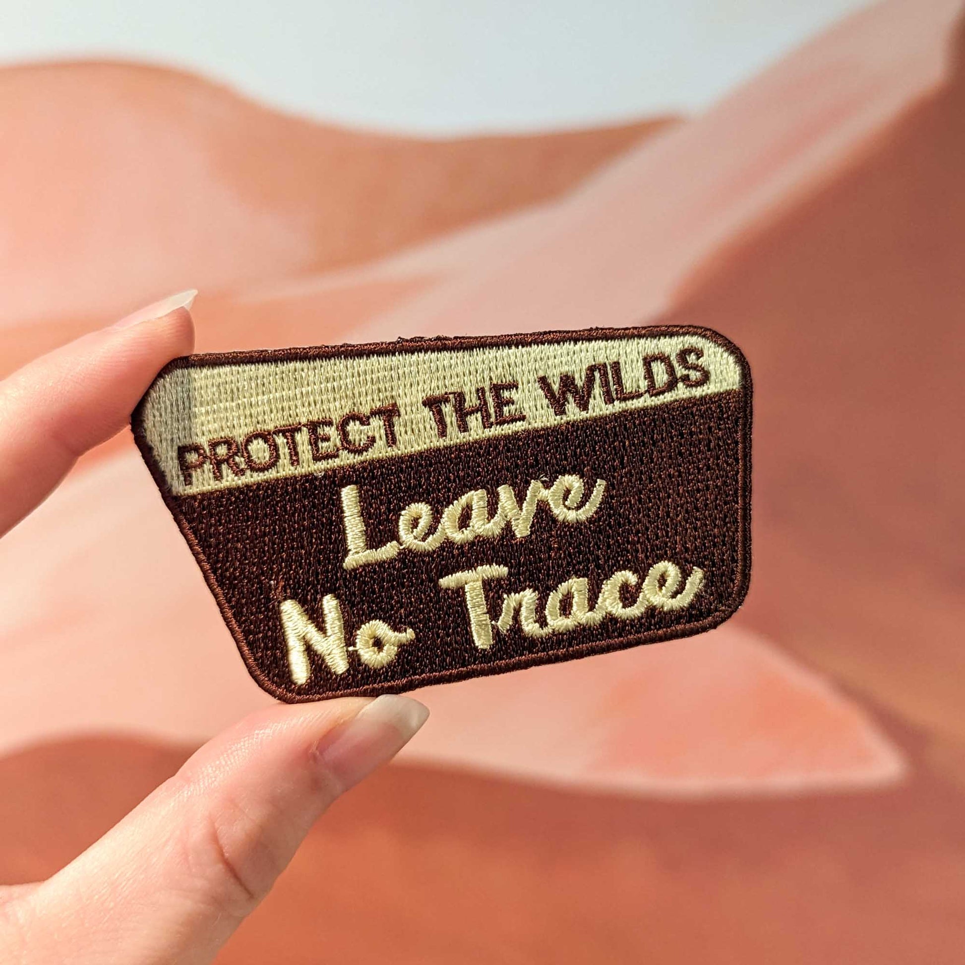 Leave No Trace iron-on patch