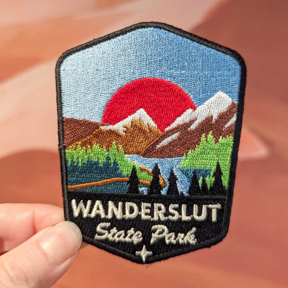 WanderSlut State Park iron-on patch